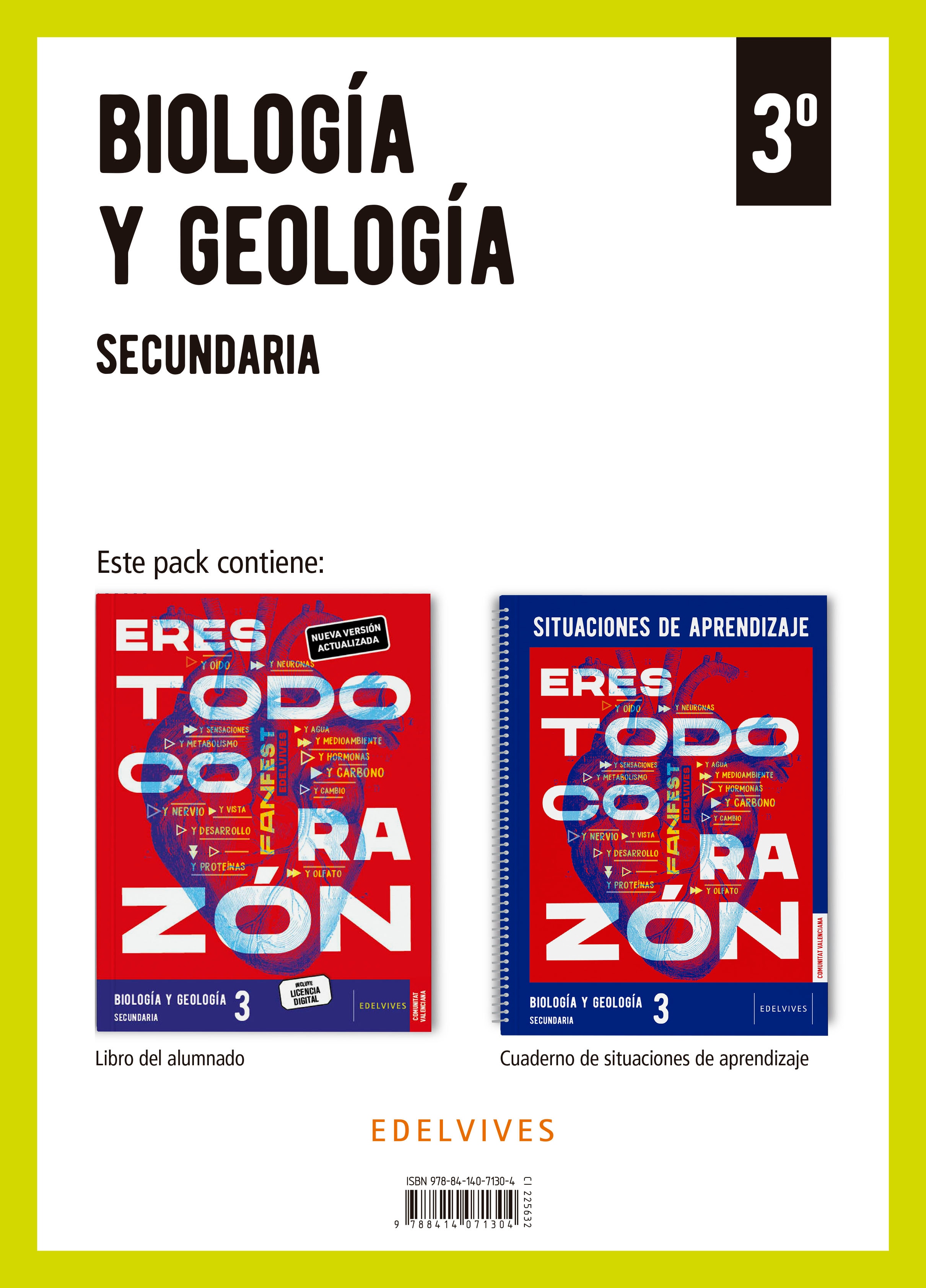 Portada de BIOLOGÍA Y GEOLOGÍA 3.º ESO+ CDNO. SITUA (Tapa blanda).