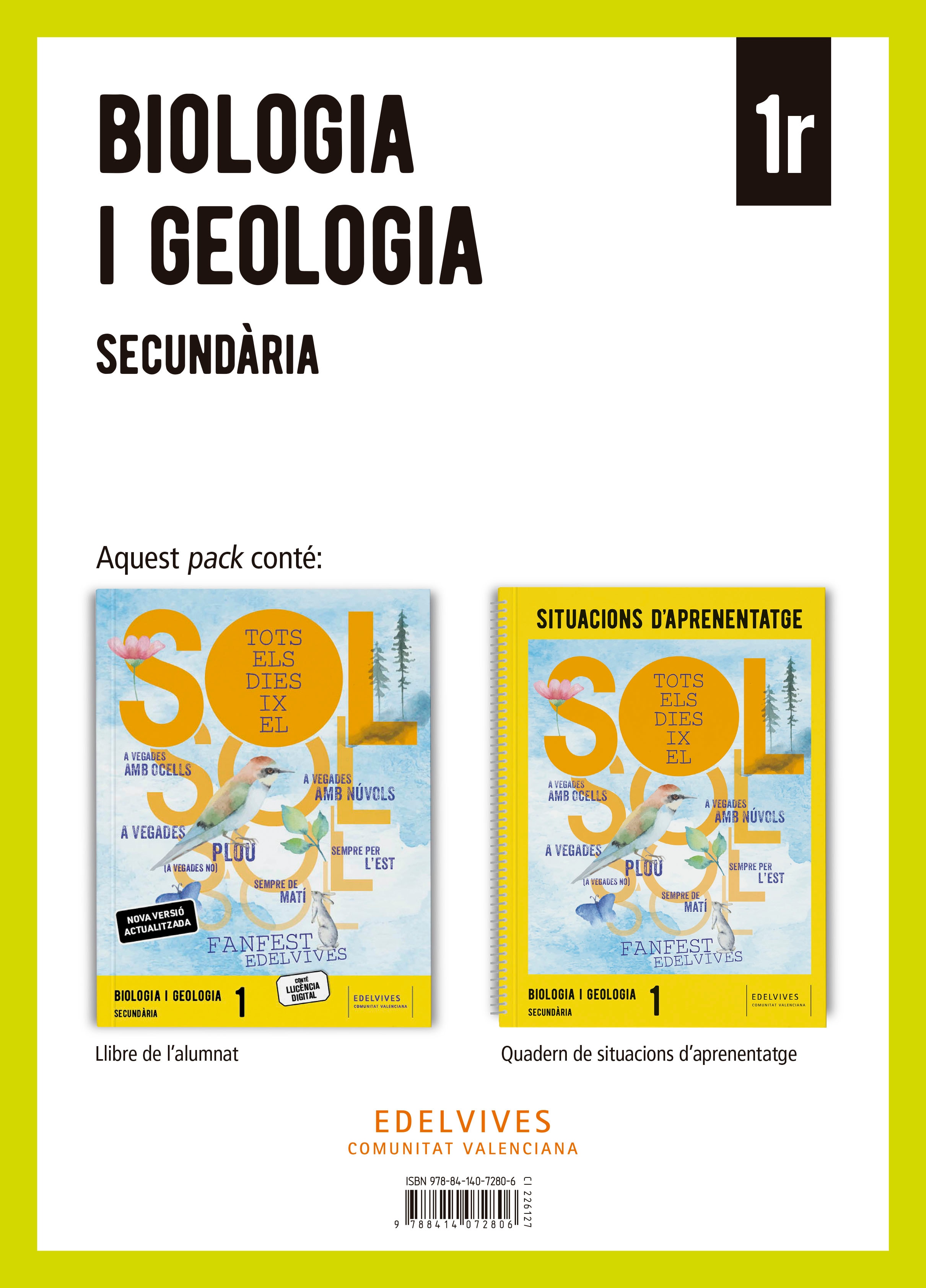 BIOLOGIA I GEOLOGIA 1R ESO + QUADERN CV
