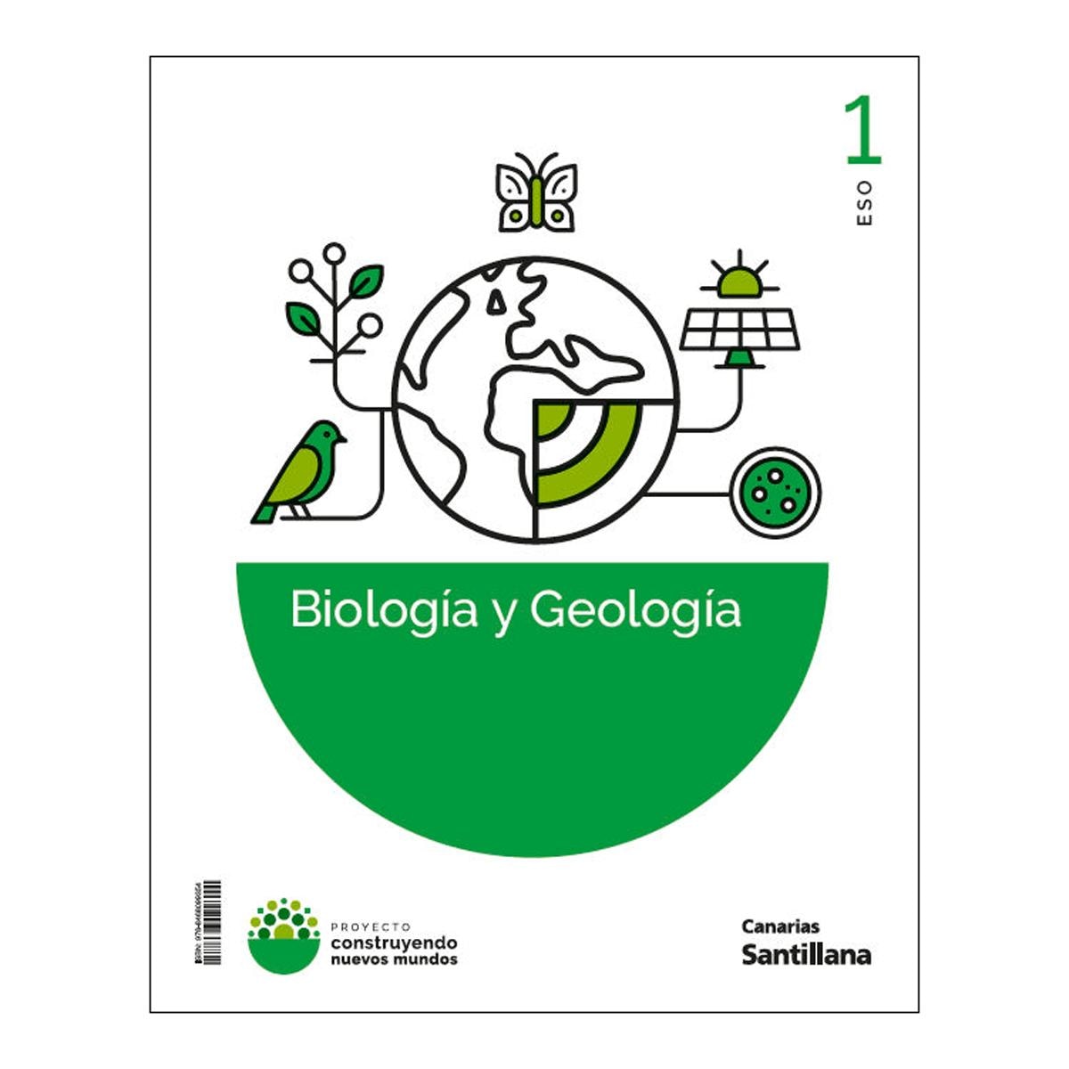 Portada de 1ESO BIOL-GEOL V6 CNM CANAR ED26 (Tapa blanda).
