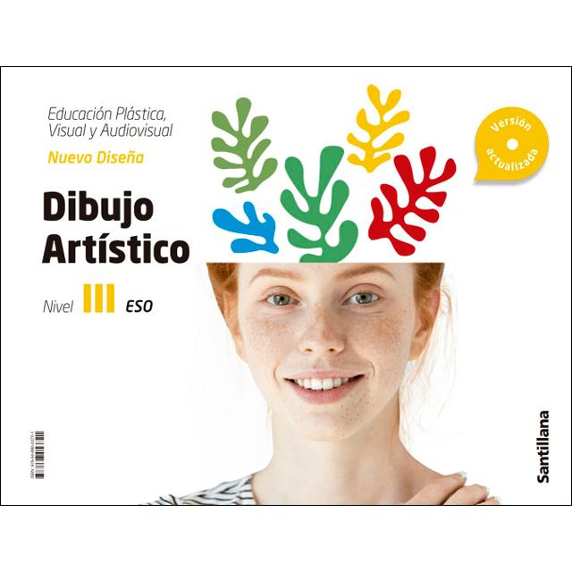 Portada de CUADERNO PLASTICA, VISUAL Y AUDIOVISUAL DIBUJO ARTISTICO SERIE NUEVO DISEÑA NIVEL III ESO.