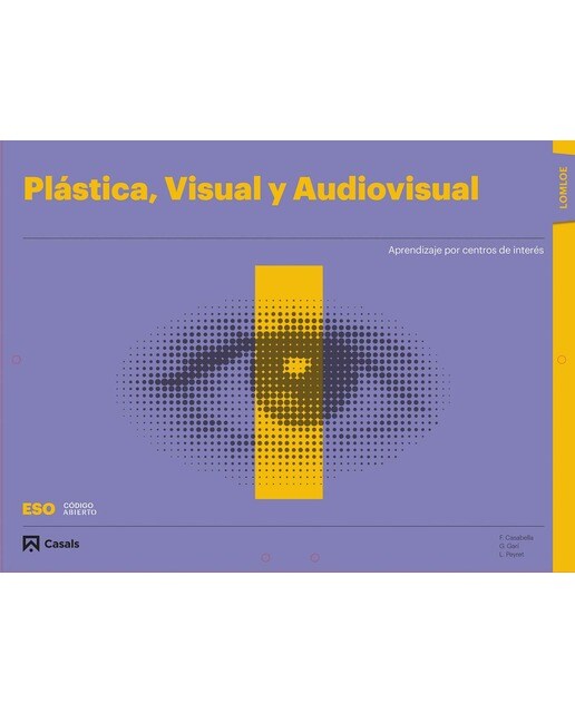 Portada de Plástica, Visual y Audiovisual I ESO LOMLOE Carpeta.