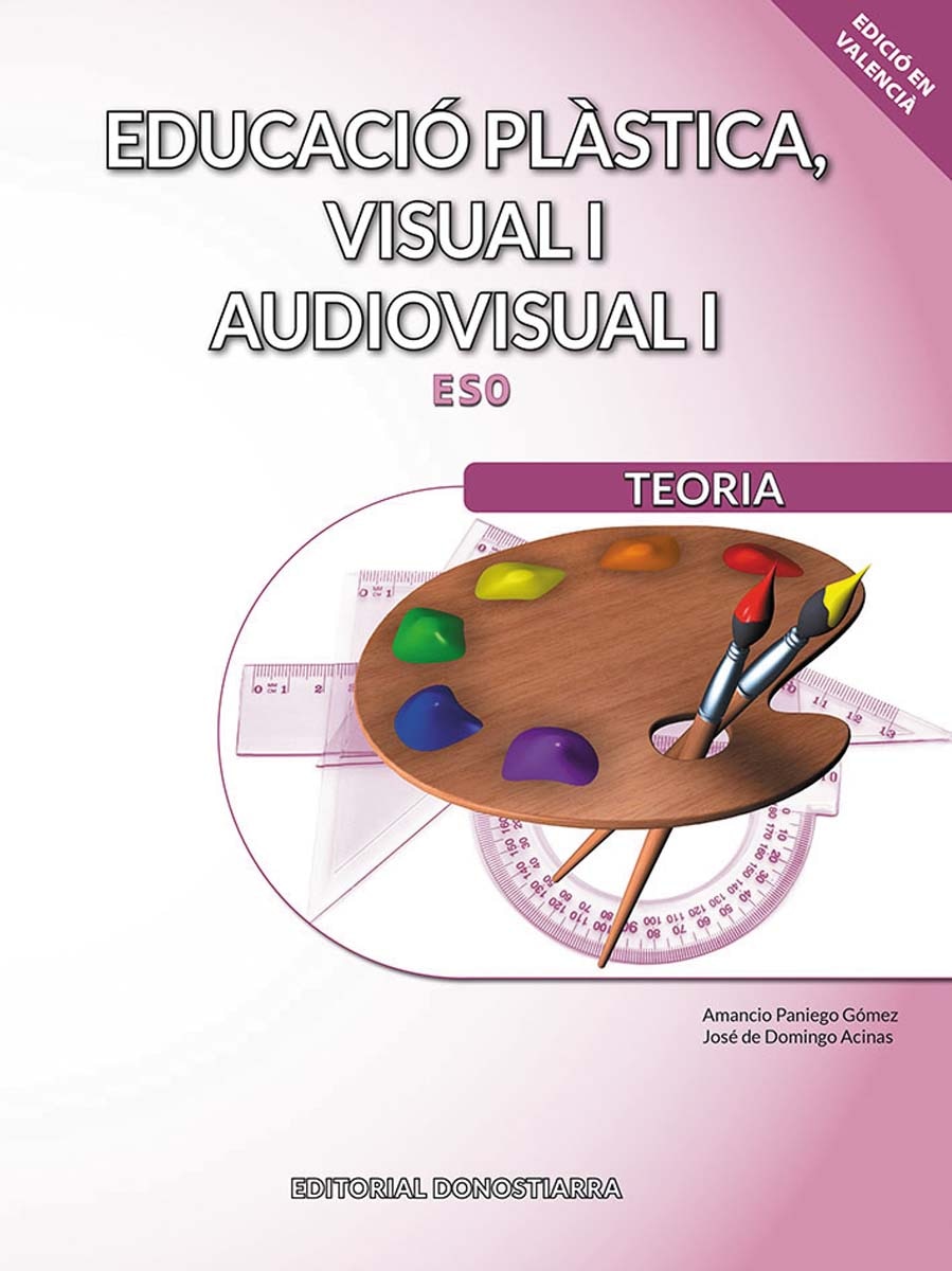 Portada de Educació plàstica, visual i audiovisual I. Teoria (Tapa blanda).