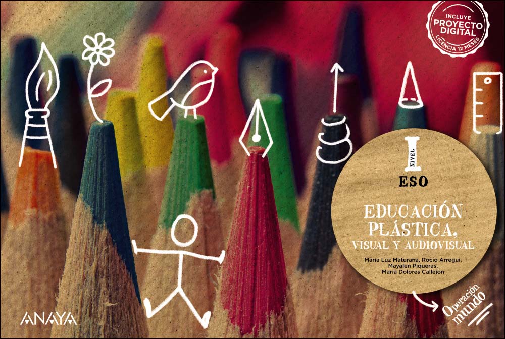 Portada de Educación Plástica, Visual y Audiovisual. Nivel I. (Opción fungible) (Tapa blanda).