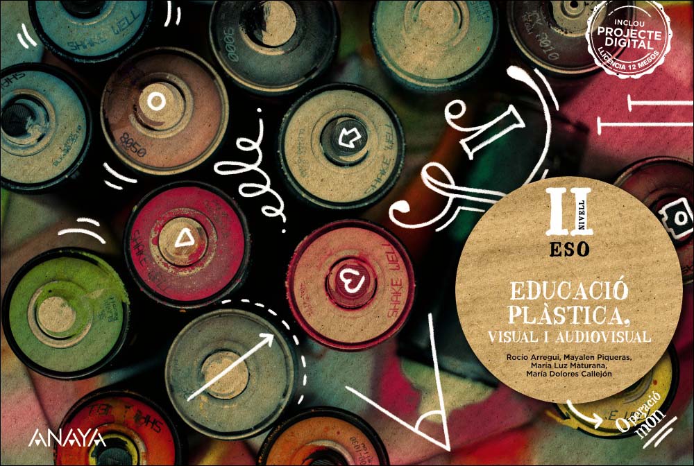 Portada de Educació Plàstica, Visual i Audiovisual. Nivel II. (Opción fungible) (Tapa blanda).
