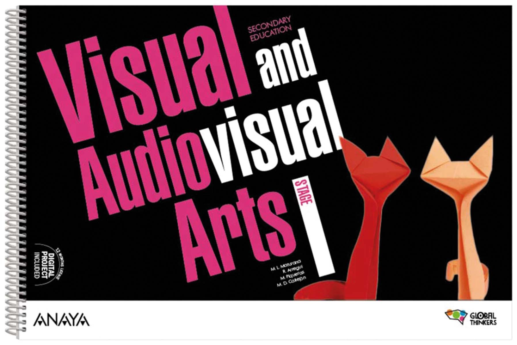 Portada de Visual and Audiovisual Arts. Stage I. Class Book.
