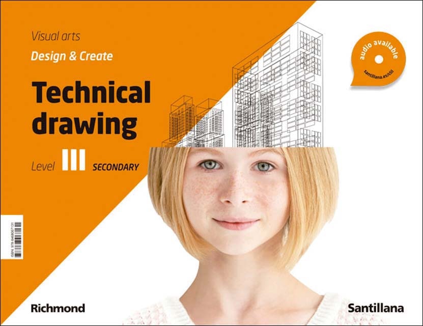 Portada de CUADERNO TECHNICAL DRAWING LEVEL III SECONDARY.