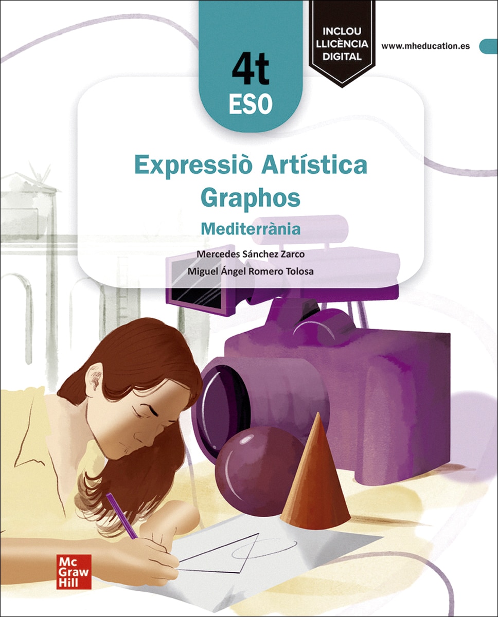 Portada de Expressió Artística Graphos. 4t ESO- Mediterrània (Tapa blanda).