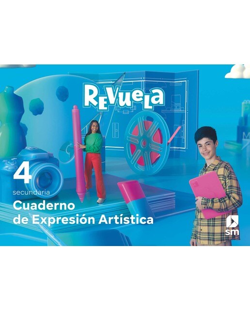 Cuaderno Expresión artística. 4 Secundaria. Revuela (Tapa blanda) 1