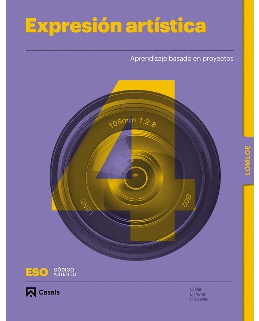 Portada de Expresión Artística 4 ESO LOMLOE Libro.