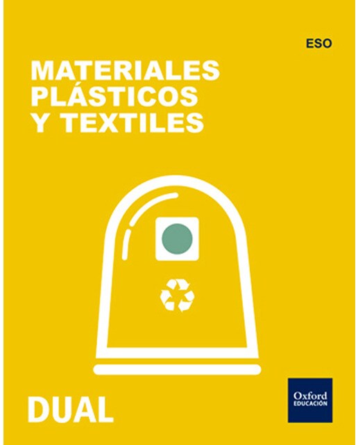Portada de Inicia Tecnología ESO. Materiales plásticos y textiles.