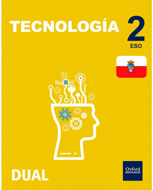 Portada de Inicia Tecnología 2.º ESO. Libro del alumno. Cantabria.
