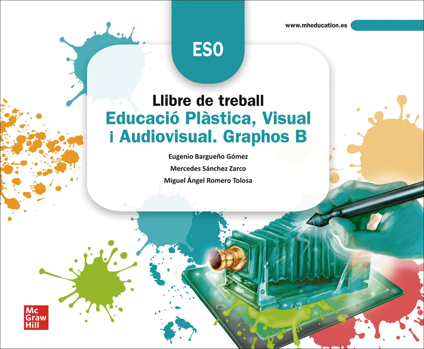 Portada de Llibre de treball - Educació Plàstica, Visual i Audiovisual. Graphos B - Mediterrània