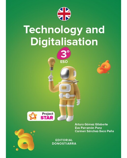 Imagen 0 de Technology and Digitalisation 3º ESO - Project STAR (Tapa blanda)