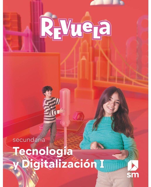 Portada de Tecnología y Digitalización I. 1 Secundaria. Revuela (Tapa blanda).