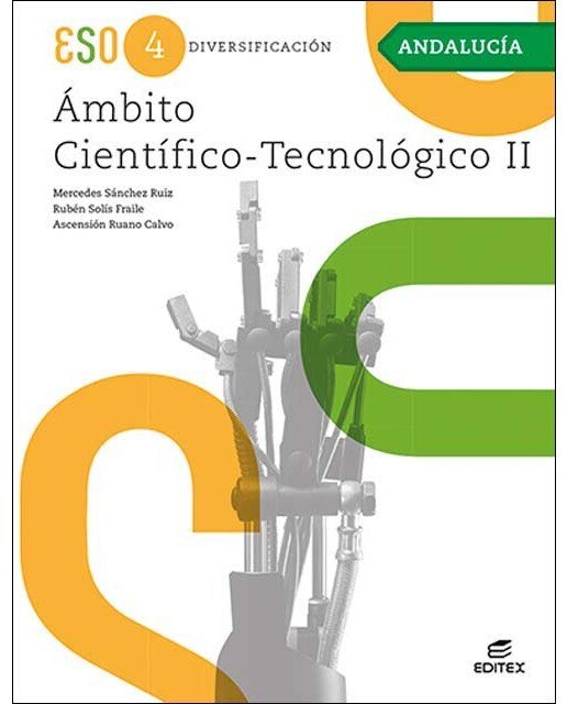 Portada de Diversificación Ámbito Científico - Tecnológico II - Andalucía (Tapa blanda).