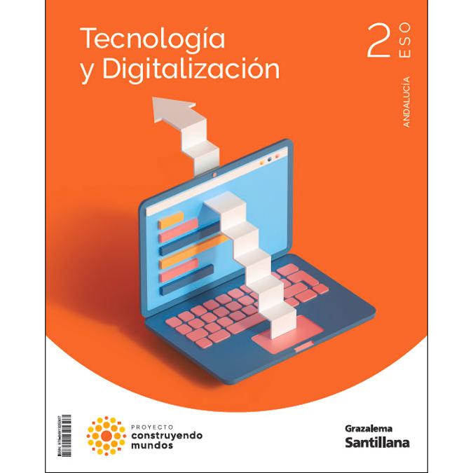 Portada de Tecnologías 2 ESO Construyendo Mundos Grazalema