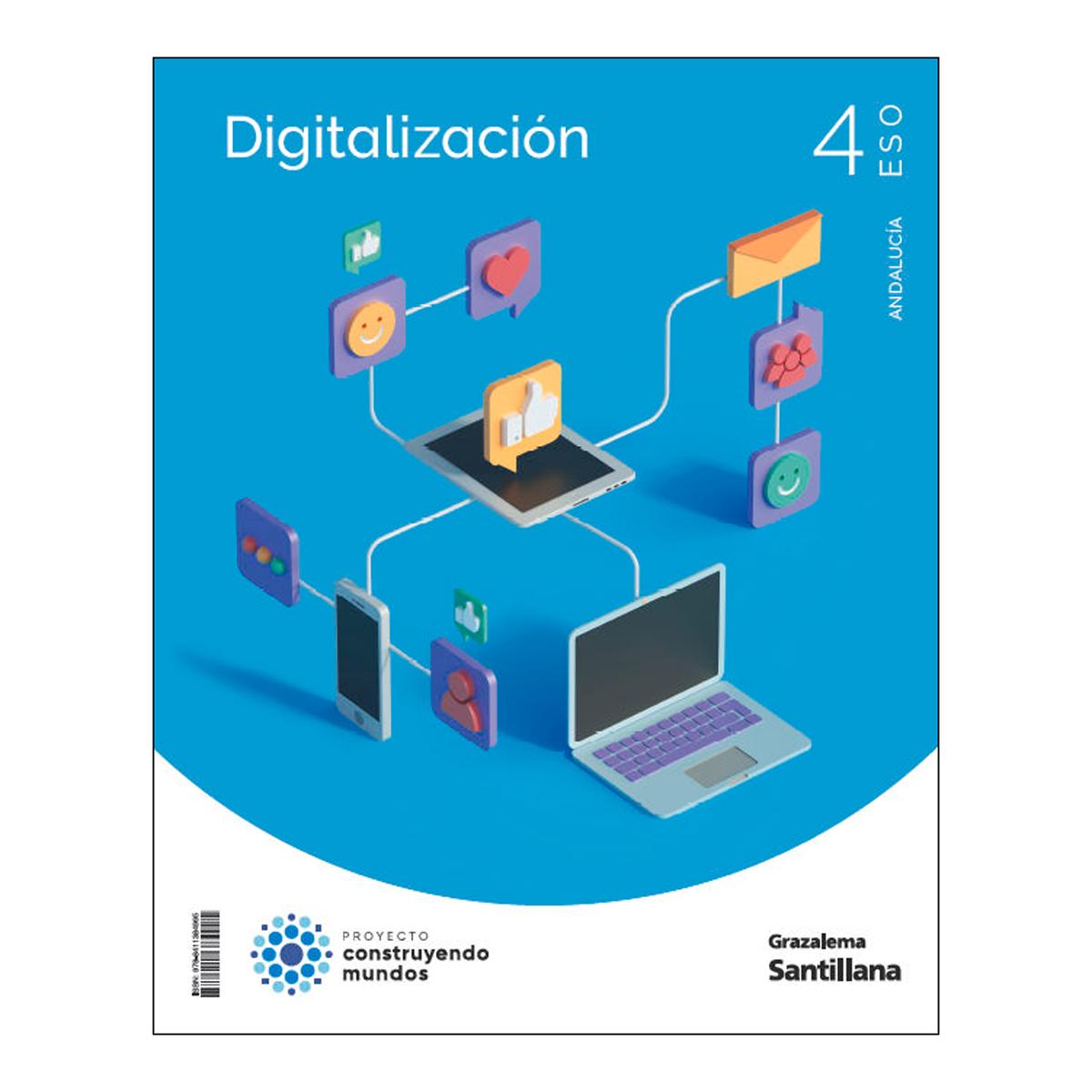 Portada de Digitalización 4 ESO Construyendo Mundos Grazalema