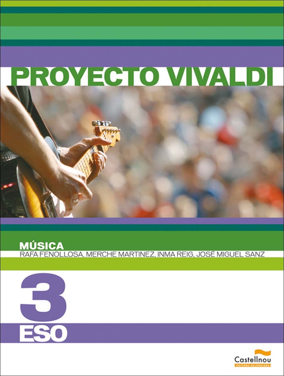 Imagen 0 de Música 3º ESO. Proyecto Vivaldi (Tapa blanda)