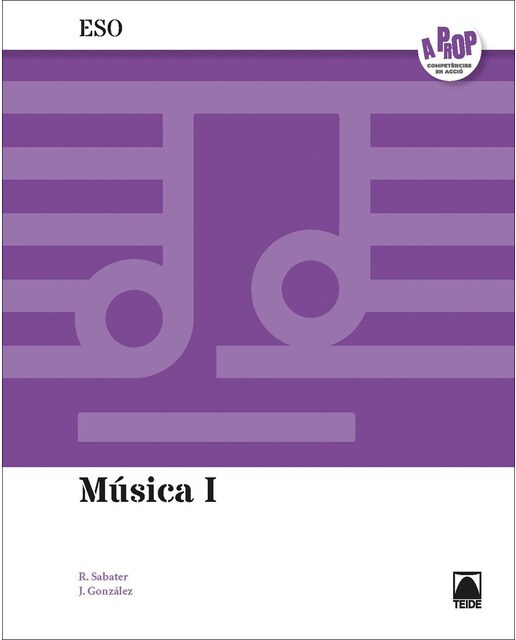 Portada de Música I ESO. A prop (ed. 2019) (Tapa blanda).