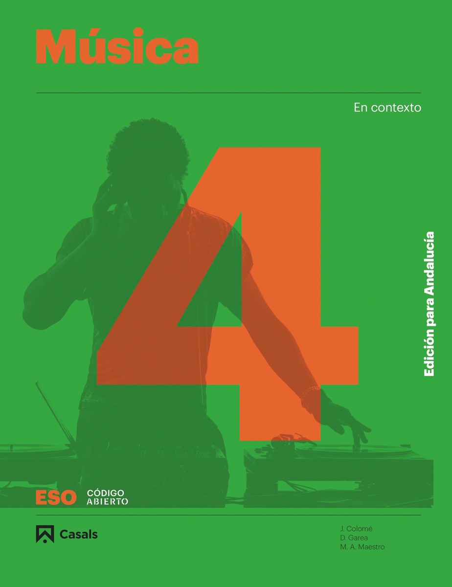 Portada de Música 4 ESO Andalucía (Tapa blanda).