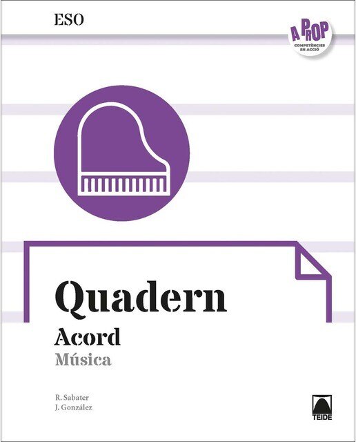 Imagen 0 de Acord. Quadern - Música 4 ESO (A prop) (Tapa blanda)