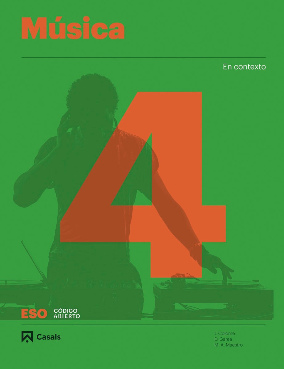 Portada de Música 4 ESO 2020 (Tapa blanda).