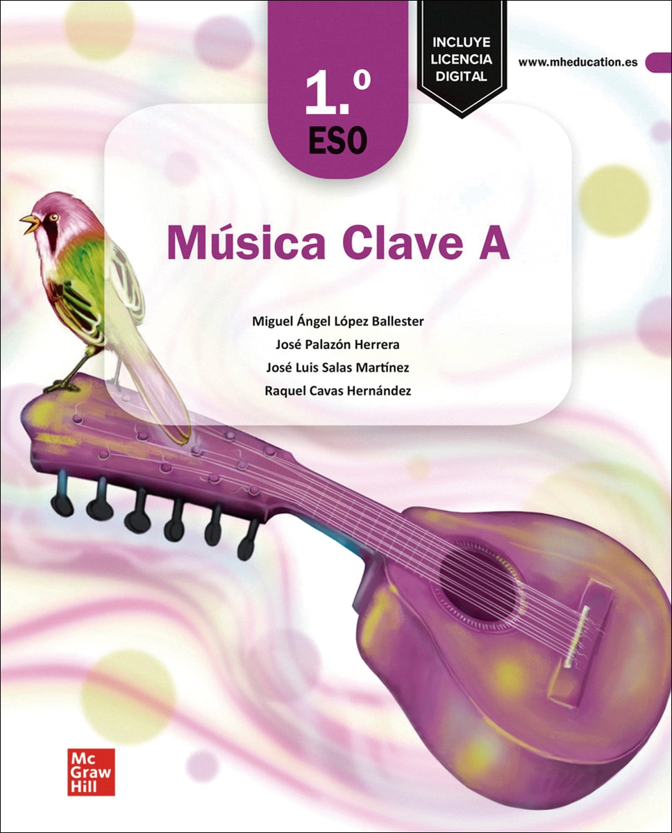 Portada de Música Clave A - 1.º ESO