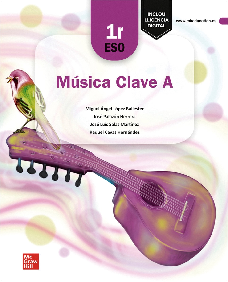 Portada de Música Clau A - 1r ESO (Tapa blanda).