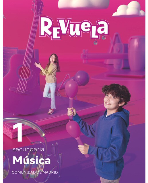 Música. 1 Secundaria. Revuela. Comunidad de Madrid (Tapa blanda) 1