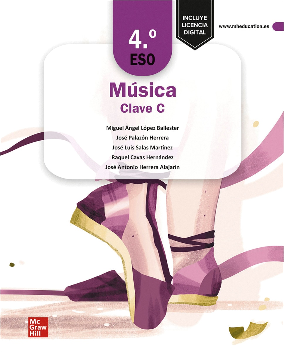 Portada de Música Clave C - 4º ESO (Tapa blanda).