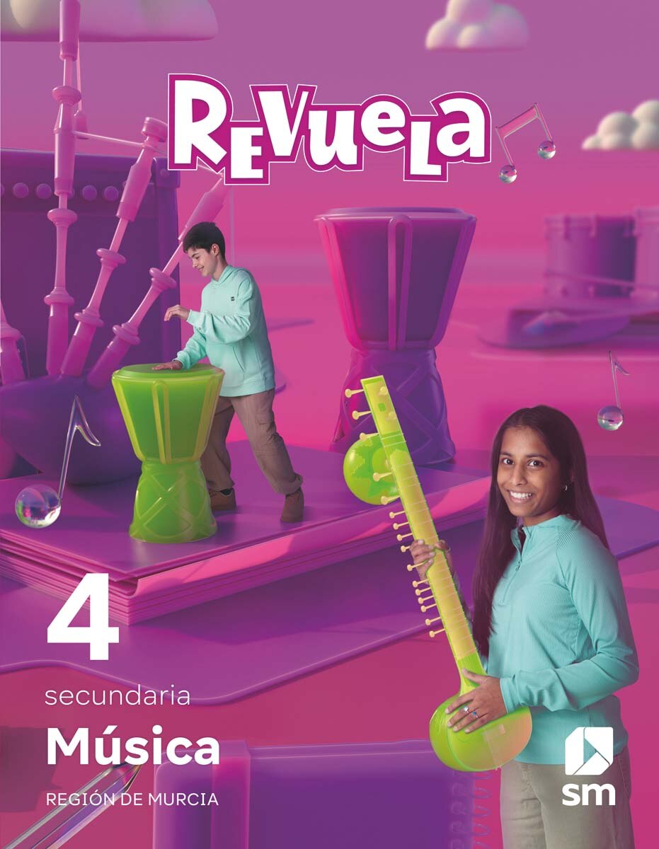 Imagen 0 de Música. 4 Secundaria. Revuela. Región de Murcia (Tapa blanda)