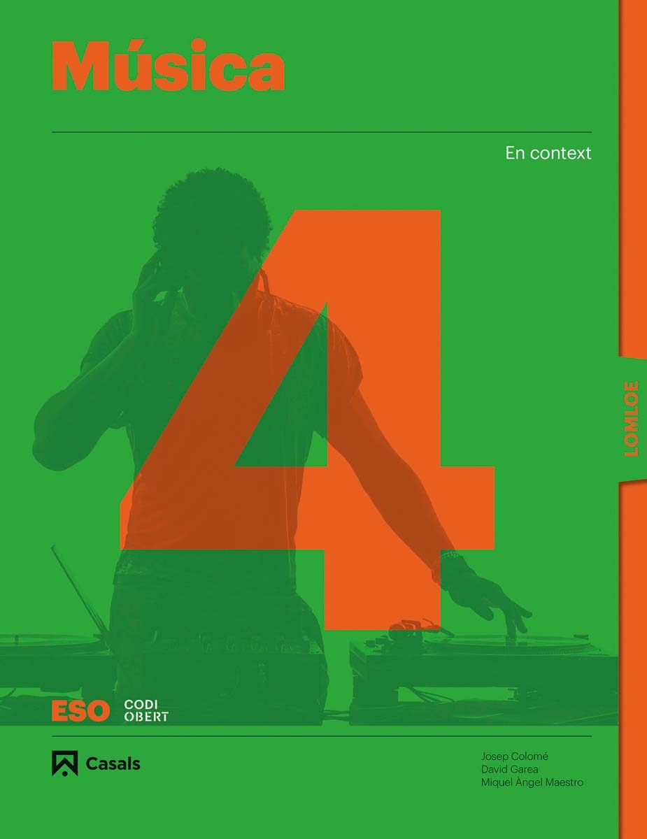Portada de Música 4 ESO LOMLOE CAT.