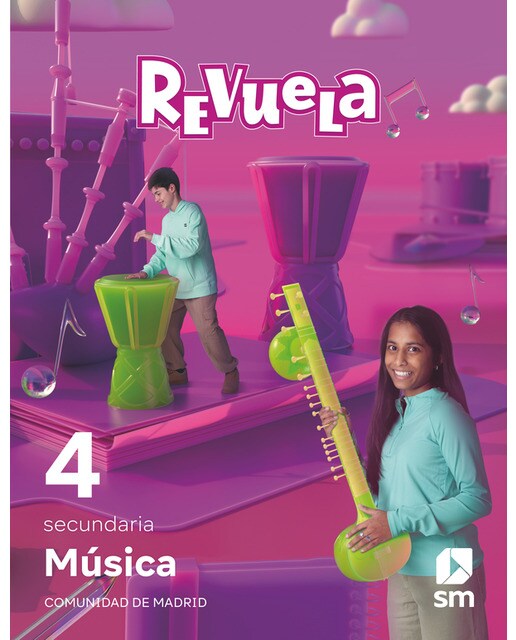 Imagen 0 de Música. 4 Secundaria. Revuela. Comunidad de Madrid (Tapa blanda)