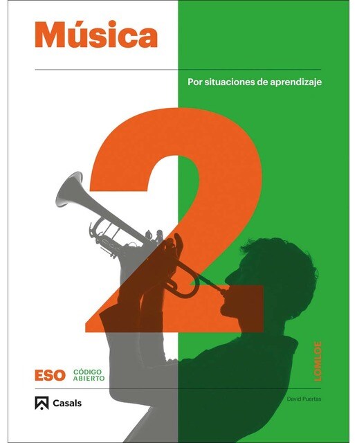 Portada de Música 2 ESO LOMLOE ANDALUCÍA.