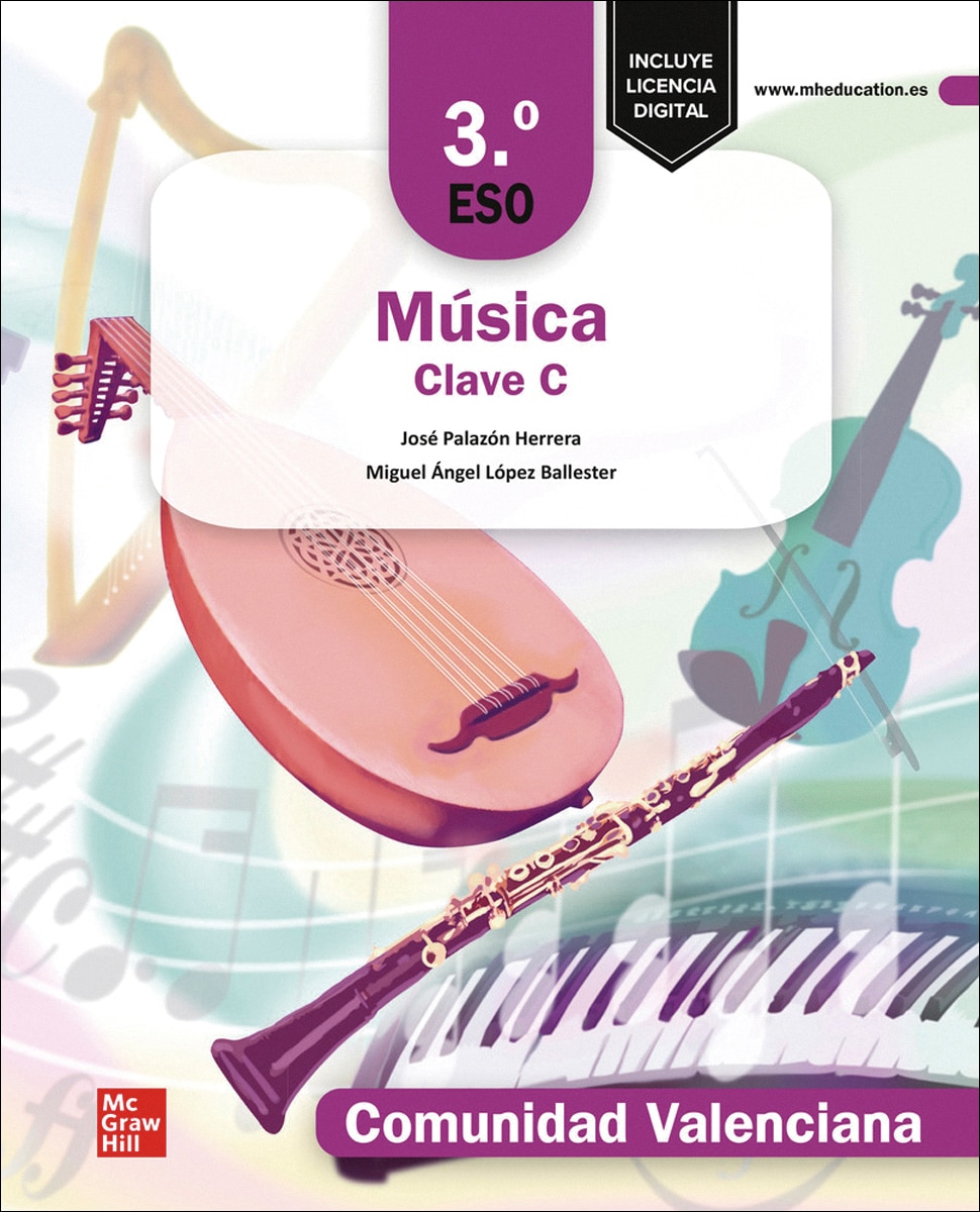 Música Clave C - 3.º ESO - Comunidad Valenciana  (Tapa blanda) 1