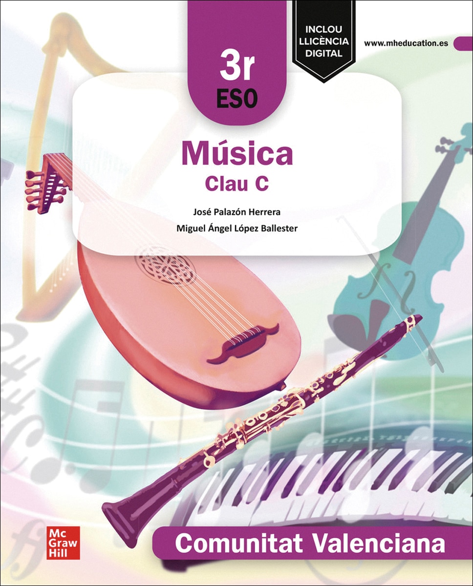 Imagen 0 de Música Clau C - 3r ESO - Comunitat Valenciana  (Tapa blanda)