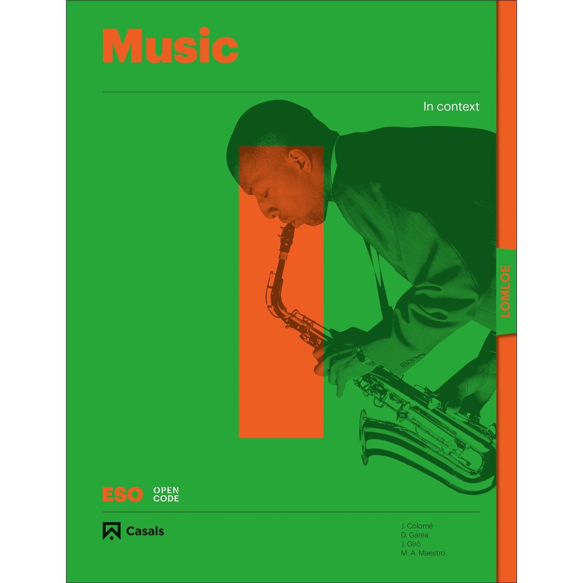 Portada de Music I ESO LOMLOE MURCIA.
