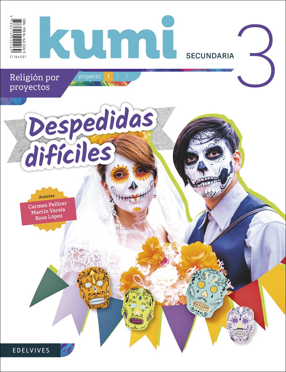 Portada de Proyecto Kumi 3 ESO : Despedidas difíciles (Tapa blanda).