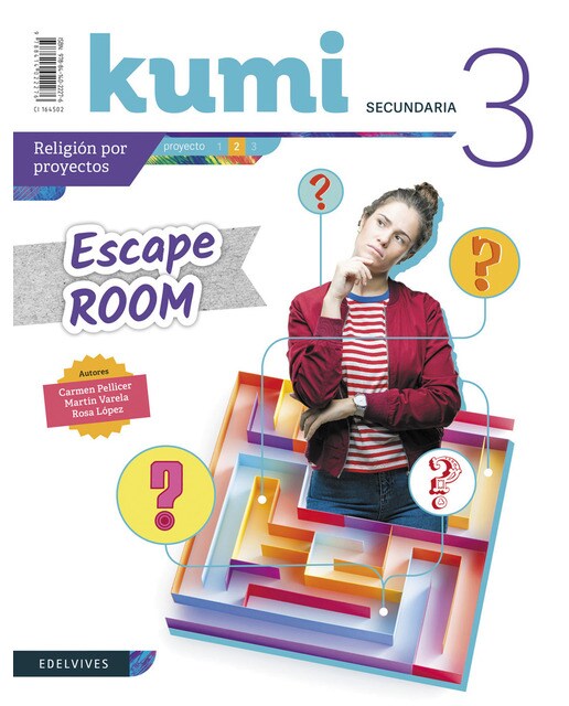 Portada de Proyecto Kumi 3 ESO : Escape Room (Tapa blanda).