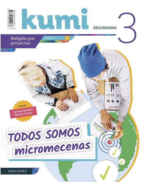 Portada de Proyecto Kumi 3 ESO : Todos somos micromecenas (Tapa blanda).