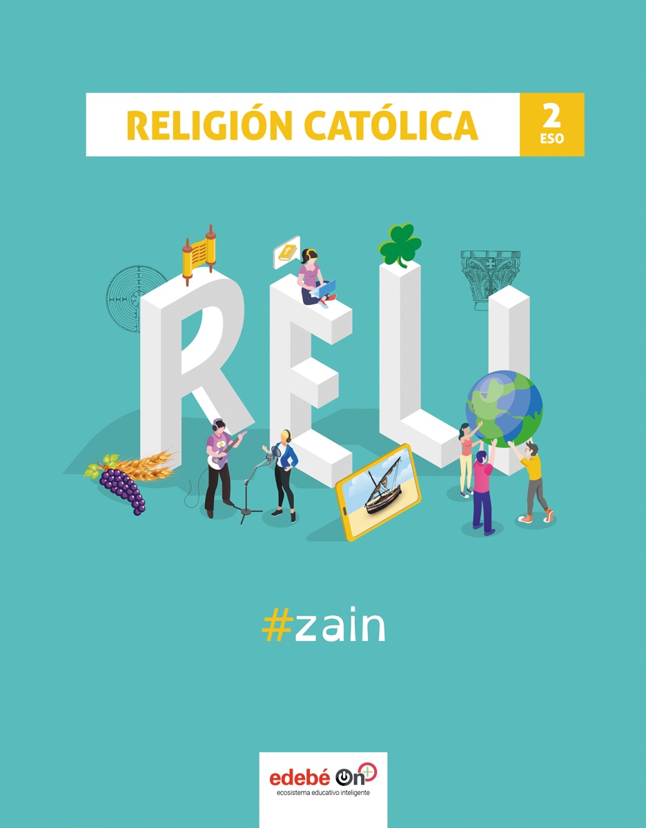 Portada de Religión 2 ESO #zain.