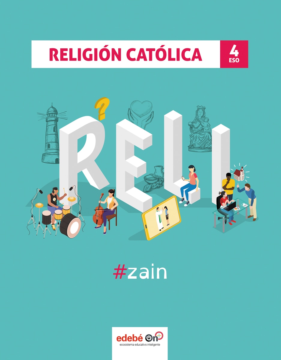 Portada de Religión 4 ESO #zain.