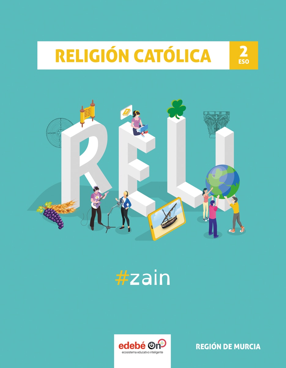 Portada de Religión 2 ESO #zain.