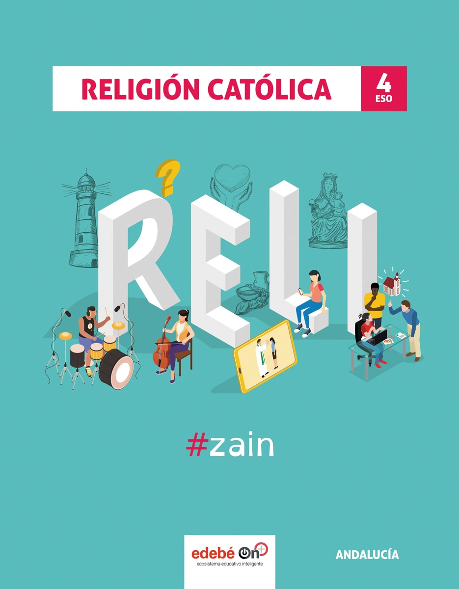 Portada de Religión 4 ESO #zain.