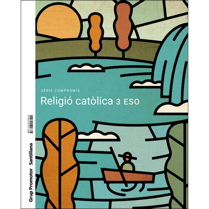 Portada de RELIGIO CATOLICA SERIE COMPROMIS 3 SEC (Tapa blanda).