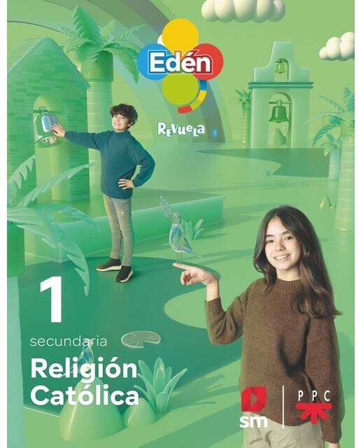 Portada de Religió catòlica. 1 ESO Edén. Revola (Valenciano) (Tapa blanda).