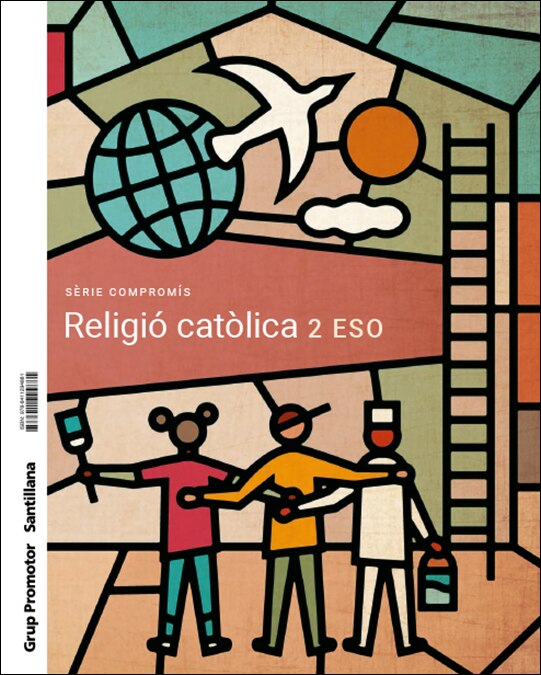 Portada de RELIGIO CATOLICA SERIE COMPROMIS 2 SEC (Tapa blanda).