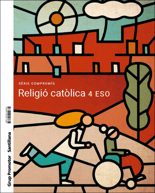 Portada de RELIGIO CATOLICA SERIE COMPROMIS 4 SEC (Tapa blanda).