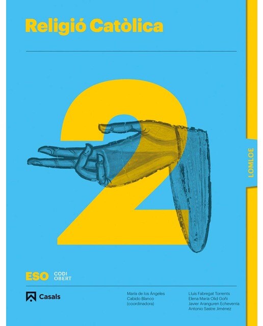 Portada de Religió Catòlica 2 ESO LOMLOE.