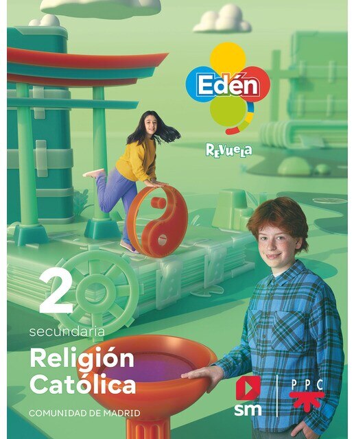 Religión católica. 2 Secundaria. Edén. Revuela. Comunidad de Madrid  (Tapa blanda) 1
